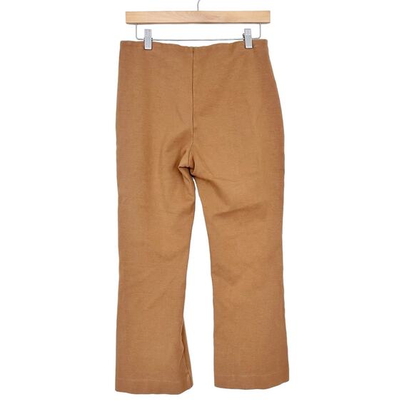 Everlane Tan The Dream Kick Flare Pull On Pants Sz L - Picture 5 of 6